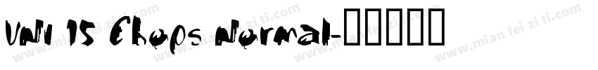 VNI 15 Chops Normal字体转换